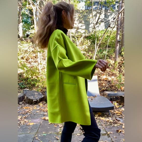 Blue Sky Factory Mongolian wool coat Sz S/M Brand New - Picture 4 of 16